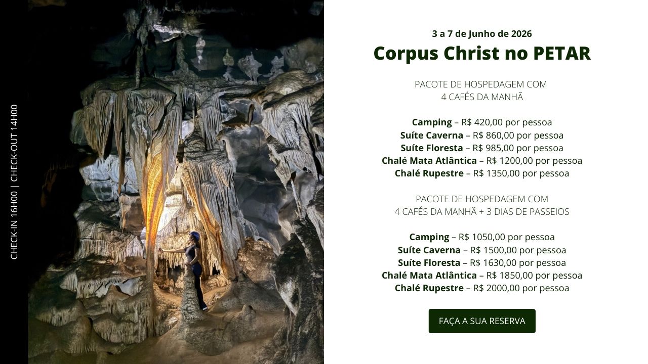 5 - Corpus Christ | 03:06 à 07:06 - 4 Pernoites e 3 Dias de Passeio