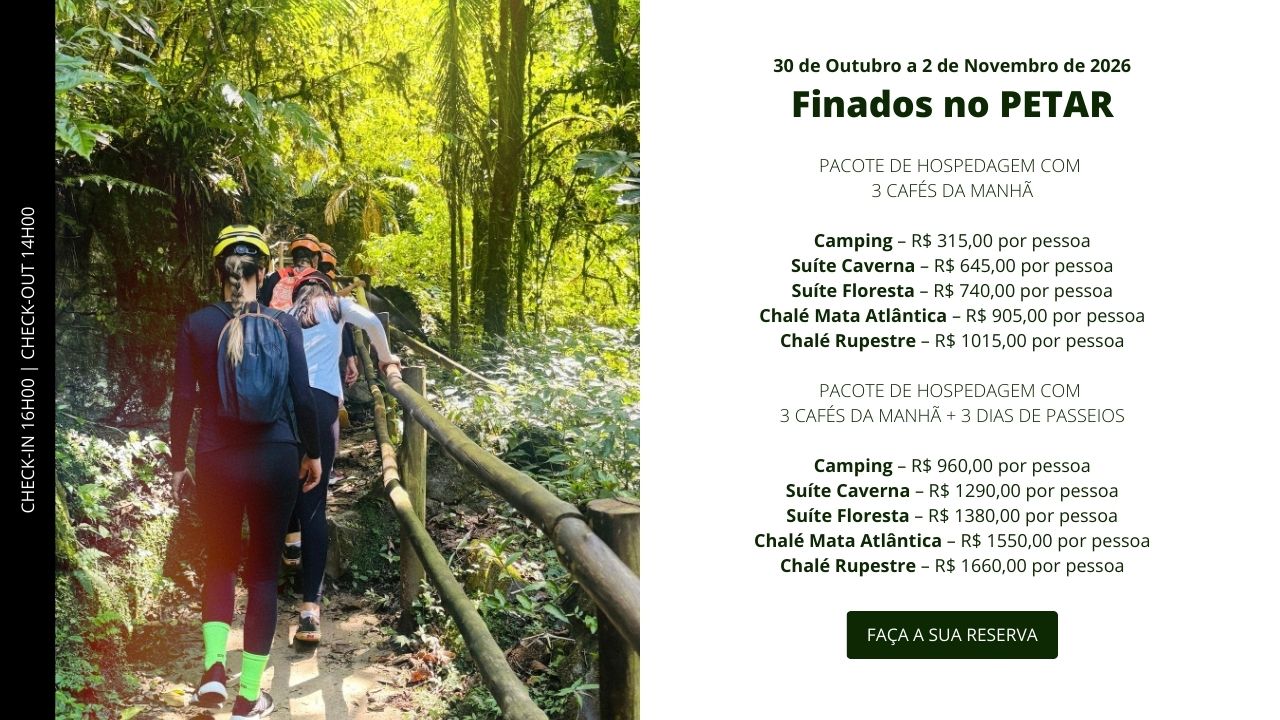 8 - Finados | 30:10 à 02:11 - 3 Pernoites e 3 Dias de Passeio